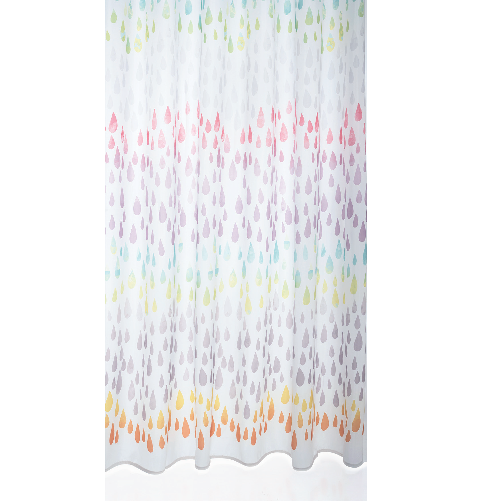 Water shower curtain